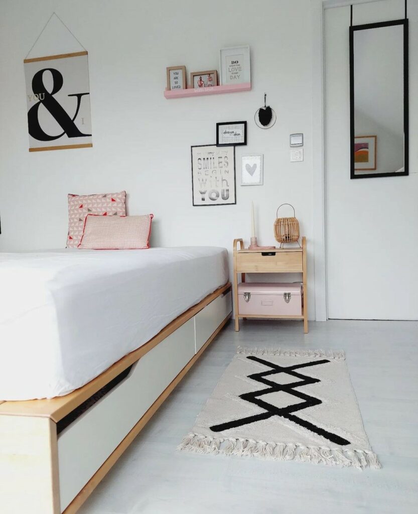 een spiegel voor in de slaapkamer