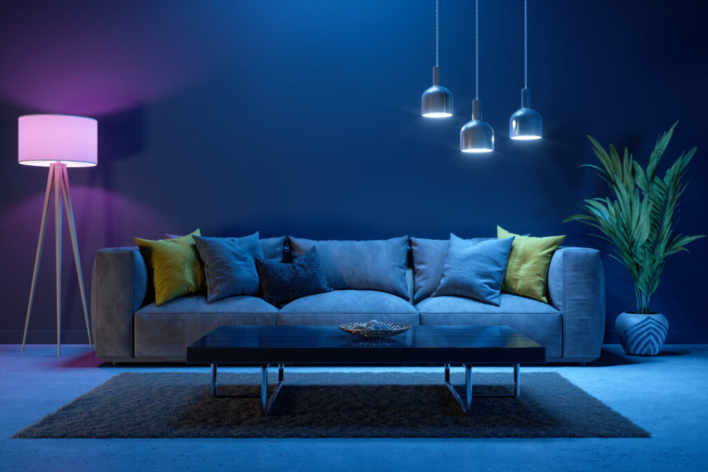 de kracht van verlichting mag niet worden onderschat bij het ontwerpen van een interieur.