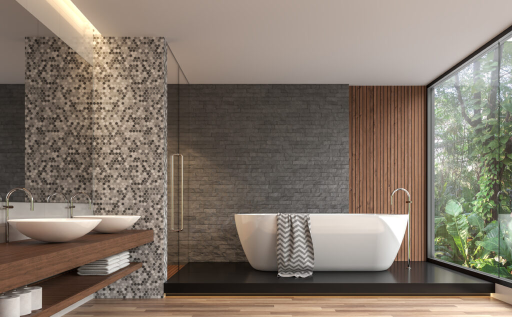 moderne badkamer
