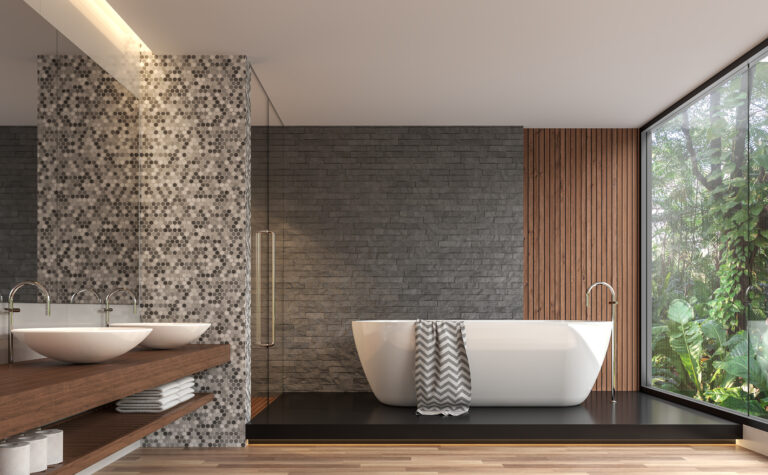 moderne badkamer